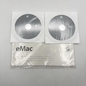Apple Macintosh eMac (2004) Software Install/Restoration CD's